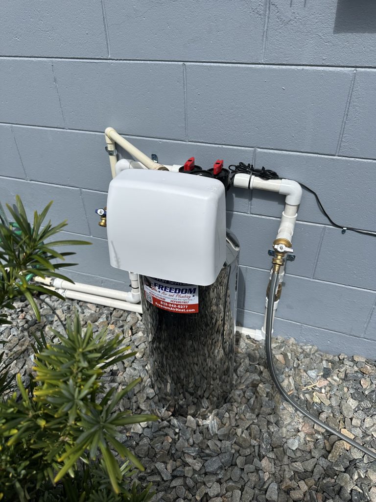 NS1-6L Install Outdoors Freedom Plumbing NaturalSof